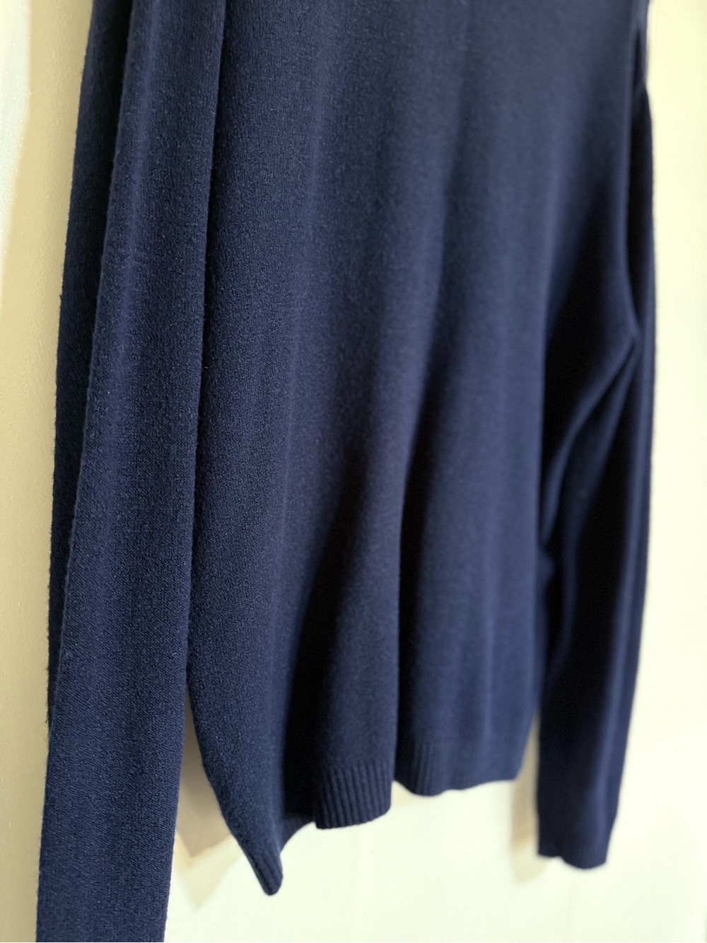 David Dart Navy Cardigan Sweater Oversized Button Front V Neck Soft Knit Small - Picture 6 of 14